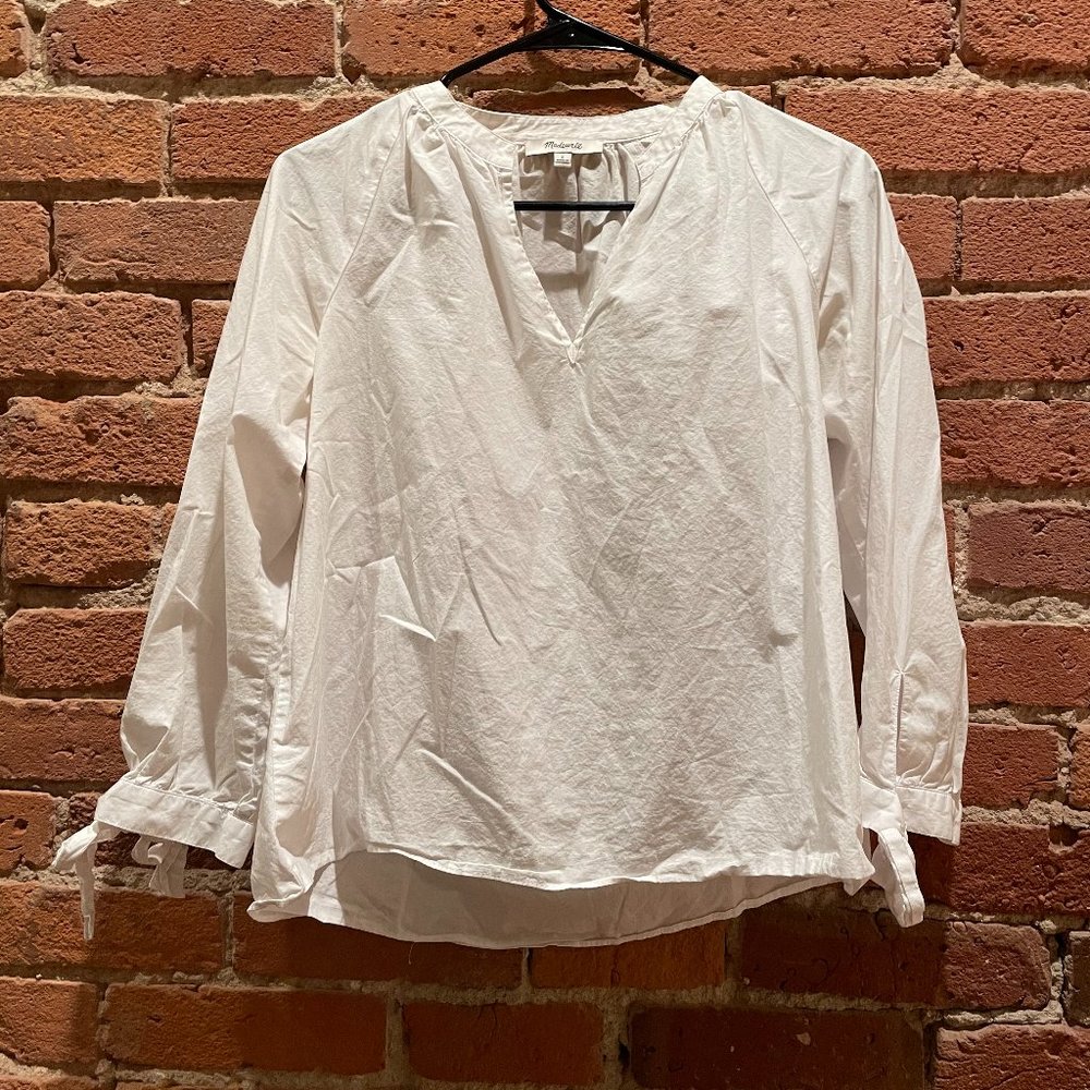 Madewell White Blouse